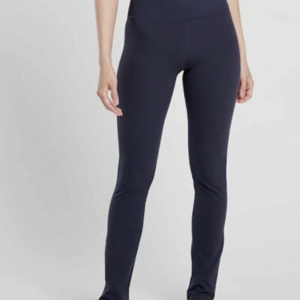 NWT ATHLETA Studio Rib Skinny Leg Pant SP Navy